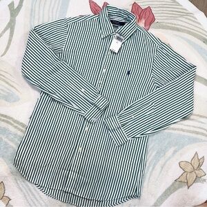 Polo Ralph Lauren poplin shirt stipe men classic fit S 710883337001